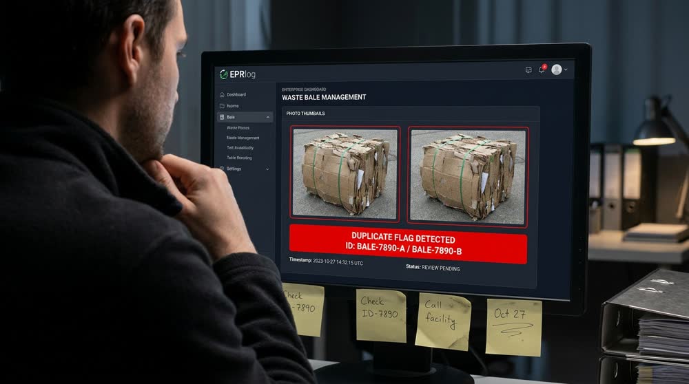 Duplicate submission caught by the cross-network photo ledger